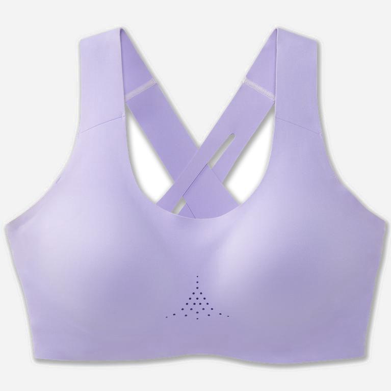 Brooks Dare Crossback 2.0 Womens Sports Running Bra Ireland Lavender Purple/Violet Dash (CWUY-32814)